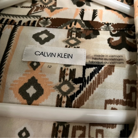 Calvin Klein Aztec-print maxi dress - Picture 5 of 5